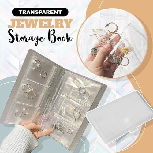 | Gempage Transparent Jewelry Storage Book