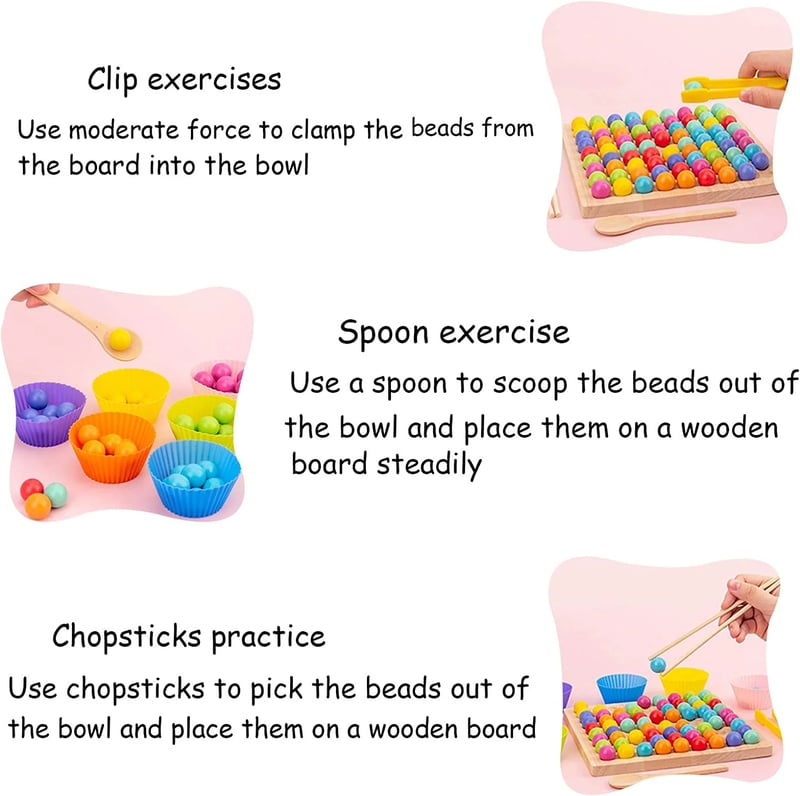 | Beadle Wooden Bead Board Game – Connect Four Style Strategy Game