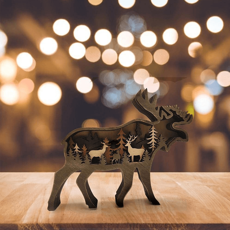 WoodenCrafts™ - Creative forest animal decoration