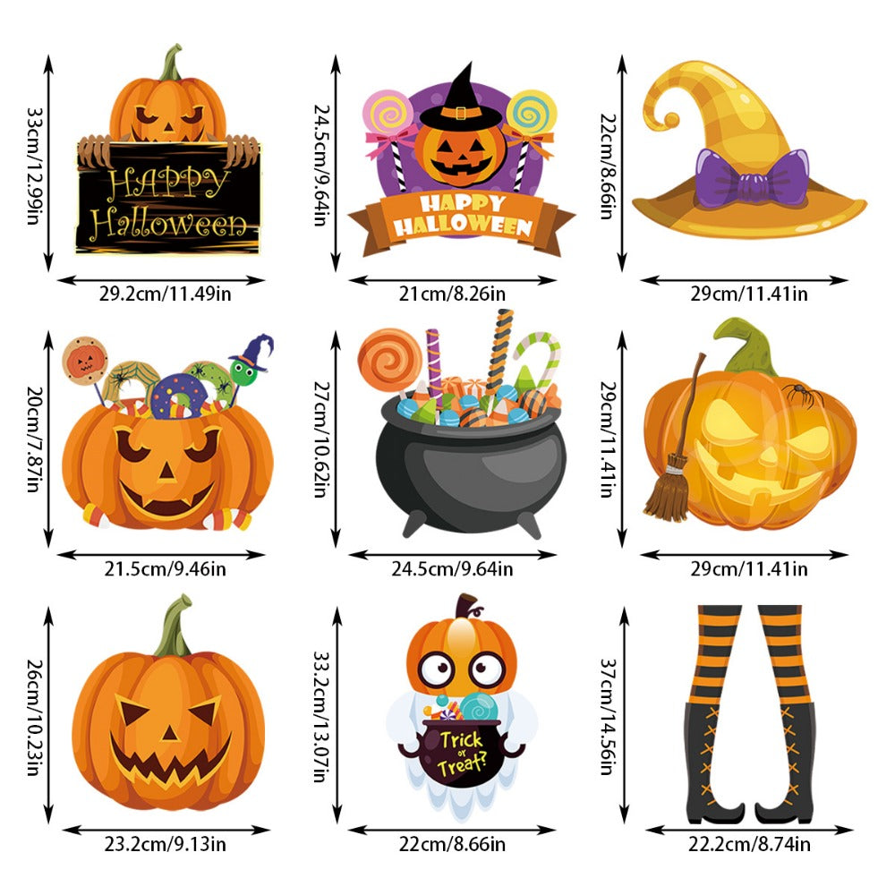 Doormort Halloween Door Hanging Set – 3/10pc