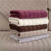 Plush anti-slip sofa cover