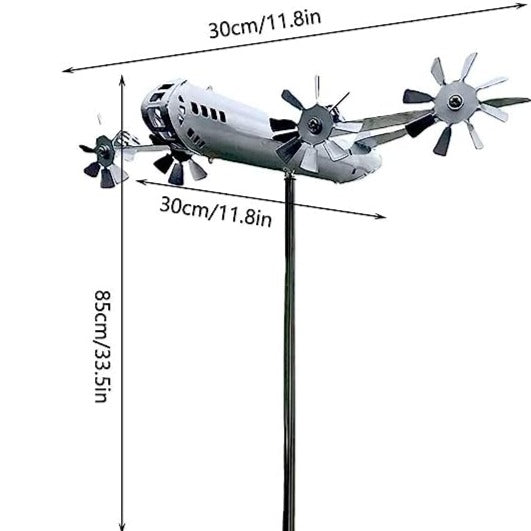 () SuperBomber™ - Handcrafted B-29 Aircraft Windmill