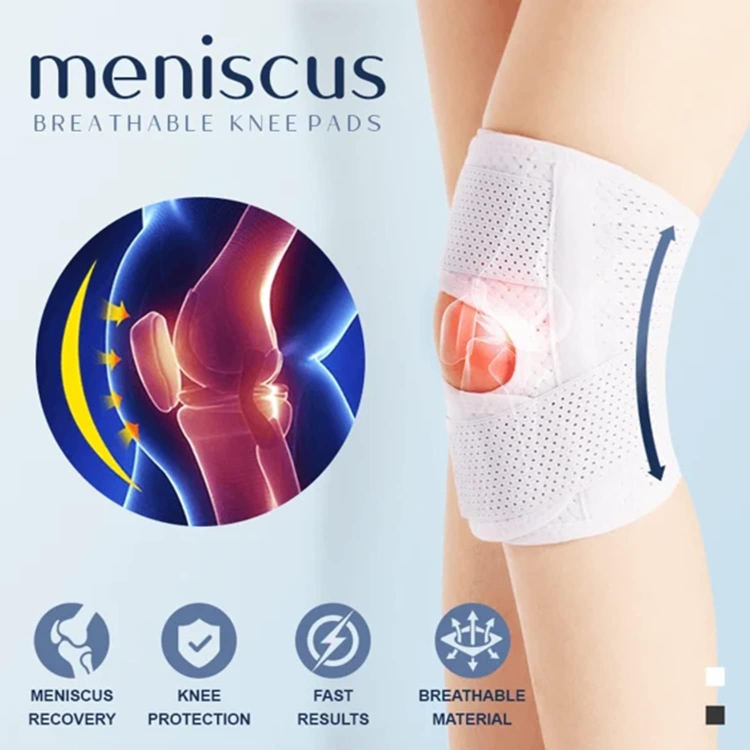 1+1 Free | StabilEase™ - Breathable knee pads