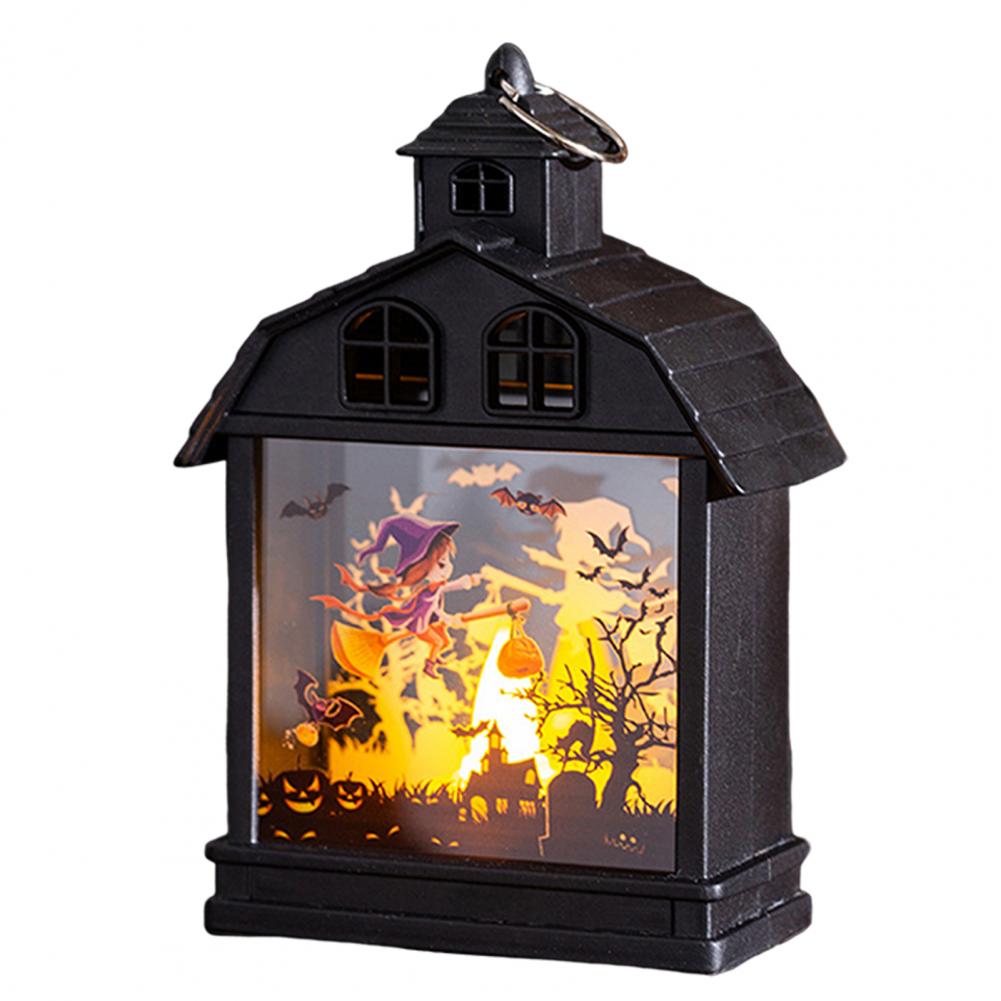 Illuminova Vintage Halloween Lantern with Flameless Candle - Set of 4