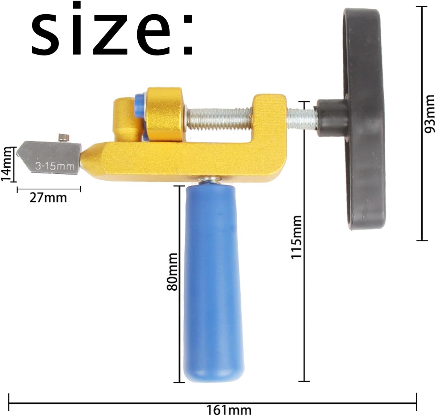 TileCutter™ - 2-in-1 ceramic and glass tile cutter - Cut tiles perfectly every time!