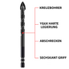 MaxBore™ - Tungsten carbide drill bit set