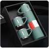 Hot&Cold™ - Stainless Steel Vacuum Thermo Travel Bottle & Mug Set - the ultimate companion for your mobile lifestyle!
