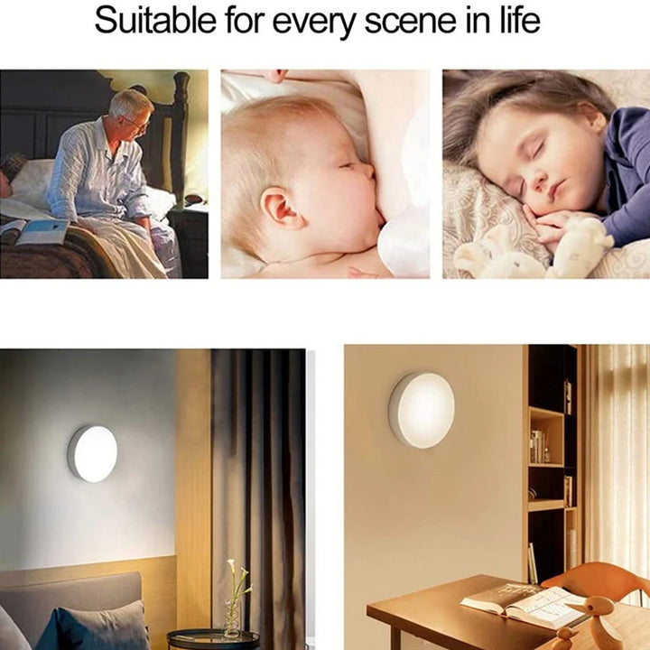 | Litepucks Wireless Motion Sensor Night Light with Remote