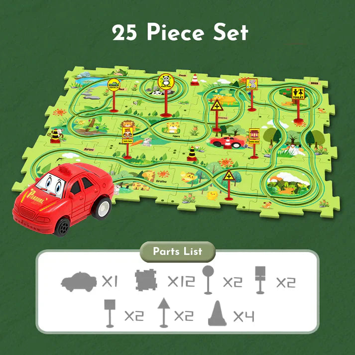 PuzzleRacer™ - Children's track set for cars