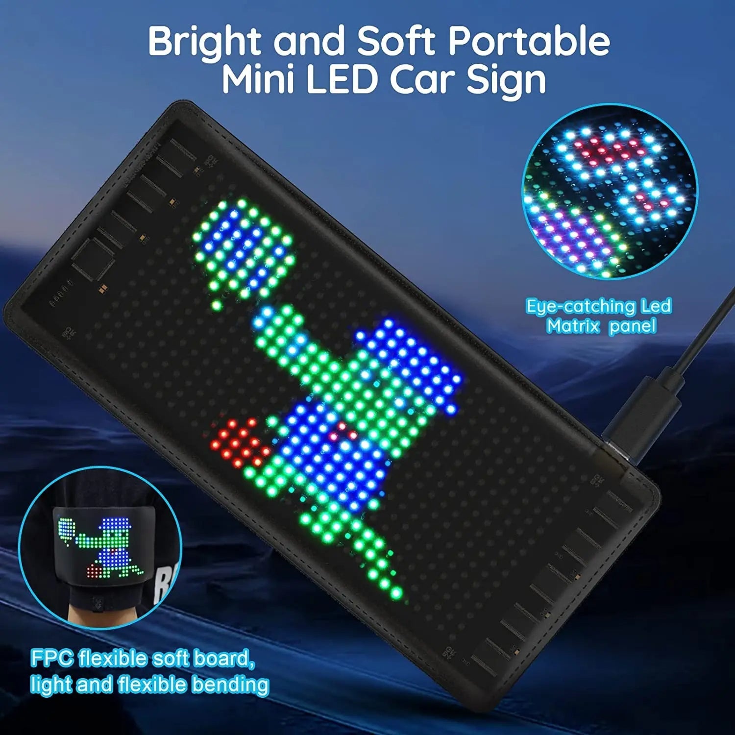 GlowDrive - The LED display that makes your car unforgettable
