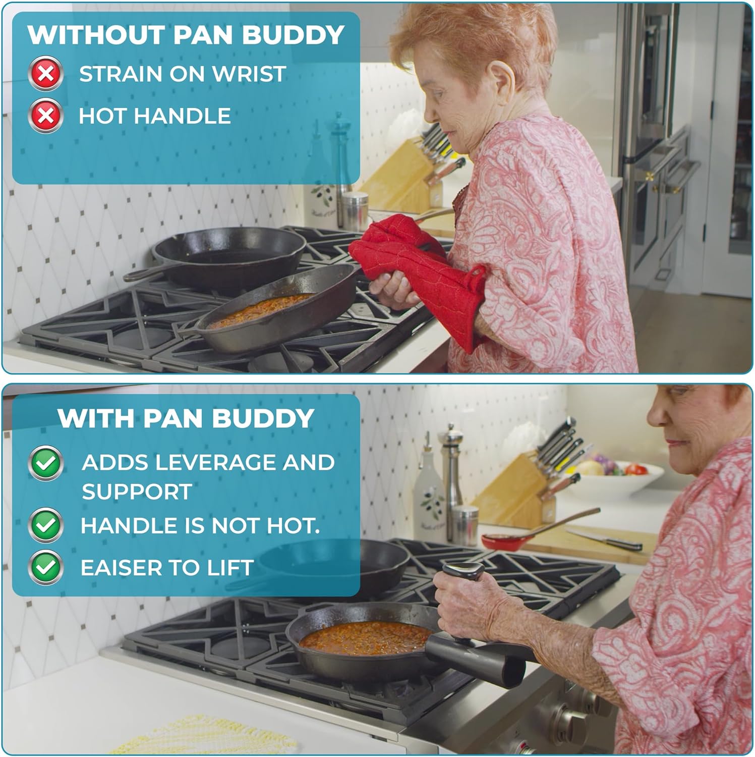 PanBuddy™ - Lift heavy pans with ease!