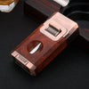 CigarCraft™ - All-in-one jet flame lighter with integrated cutting tool V-cut
