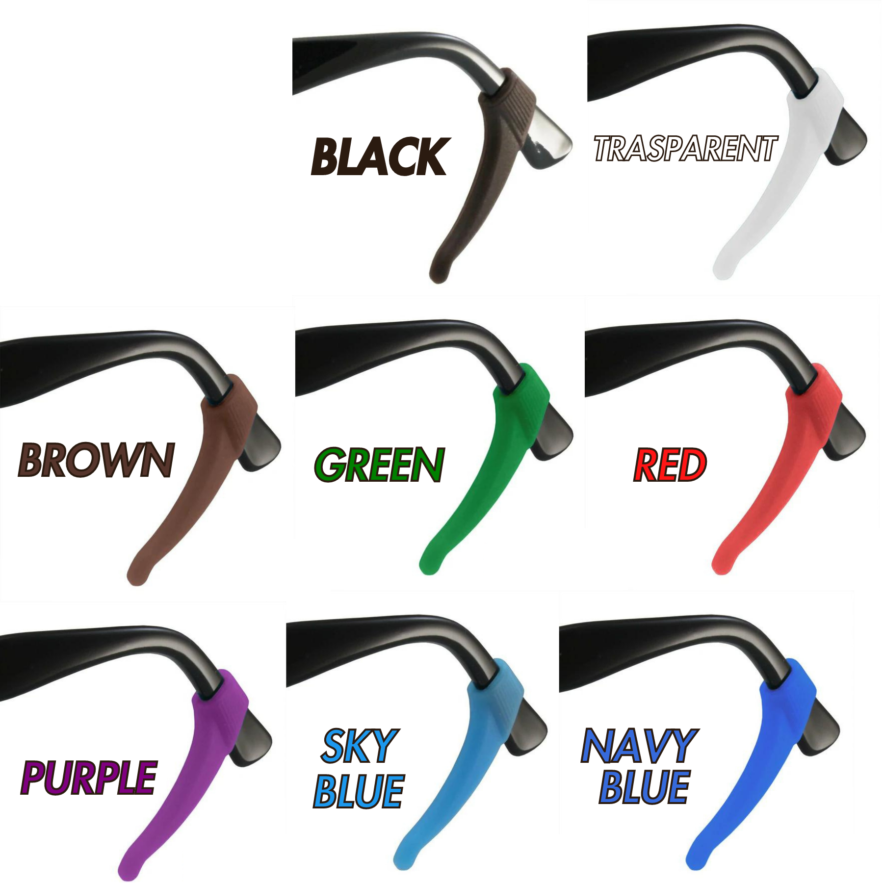 Noslip - Non-slip grips for glasses