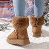 Pluschie - Plush snow ankle boots for ladies