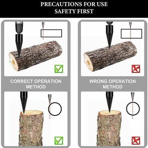 | DrillX™ Shank Firewood Drill Bit
