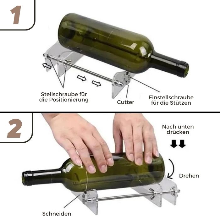 Glass bottle cutter - DIY tools for creative handicrafts