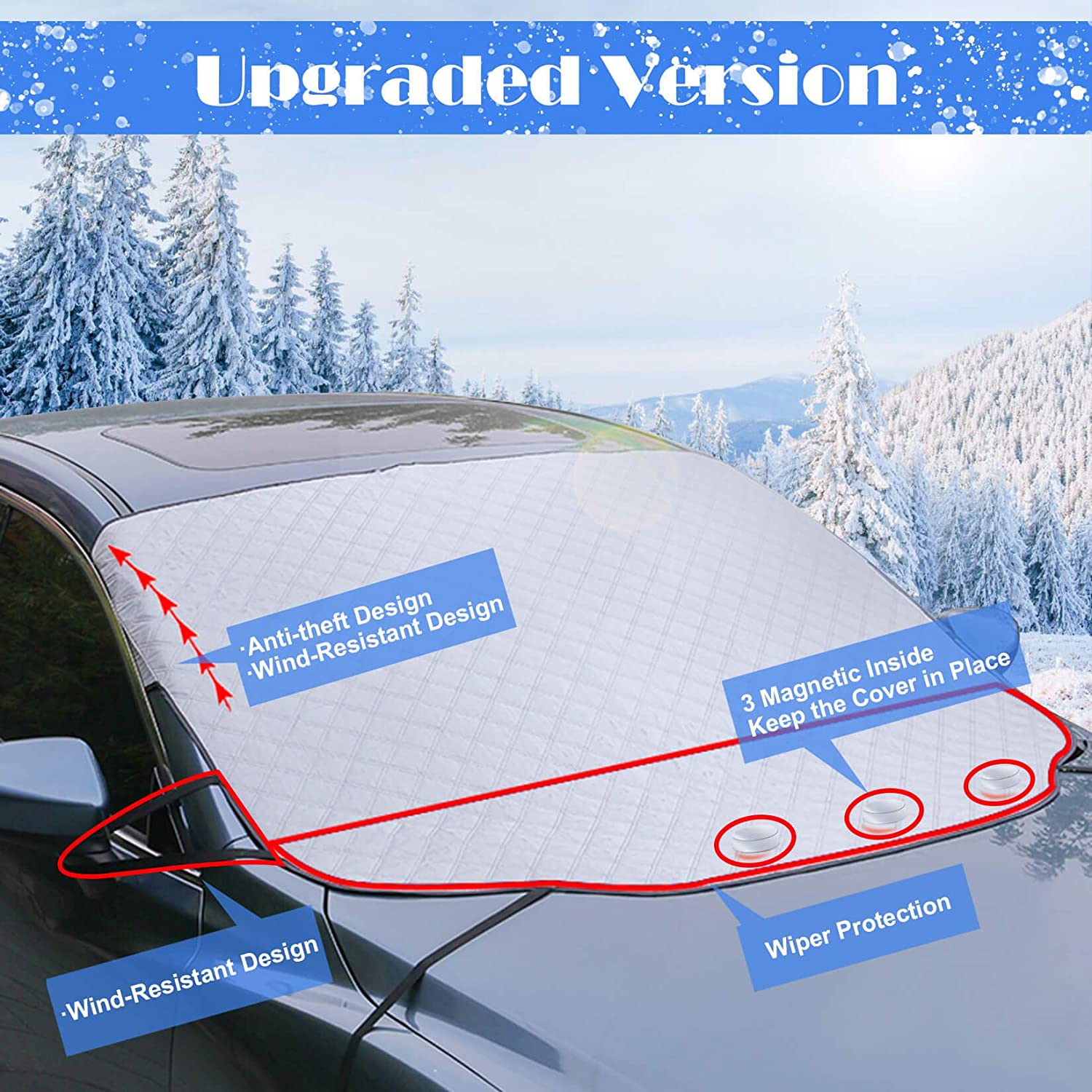 LuxSnowBlanket - Magnetic anti-snow blanket
