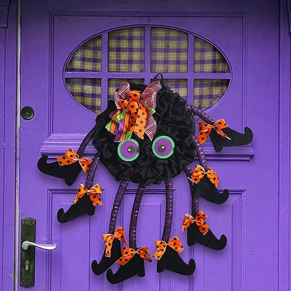 | Spiri™ Halloween Multi-Legged Witch Wreath