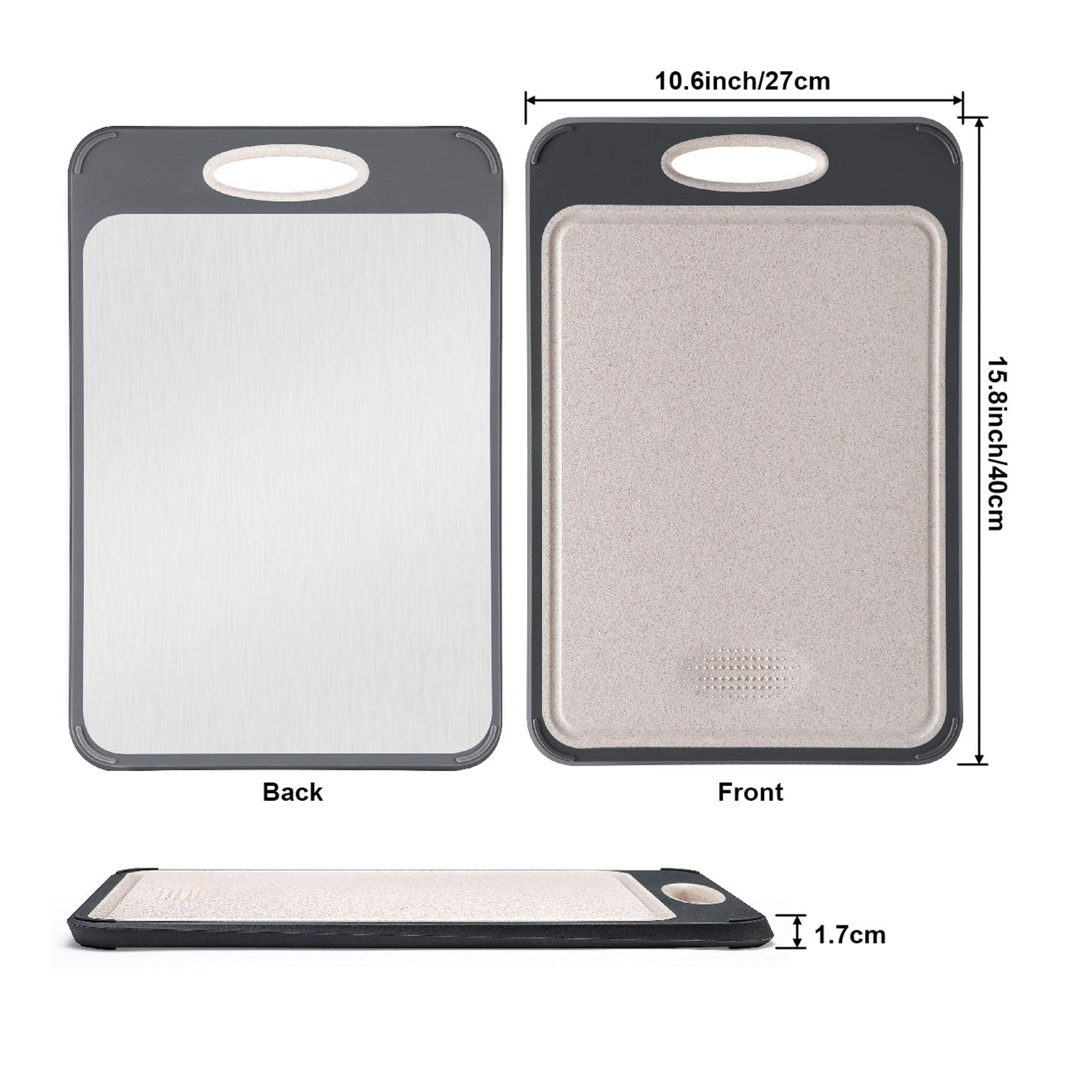 Chopping Board™ - Chopping board for the kitchen - Stainless steel chopping board for meals [last day discount]