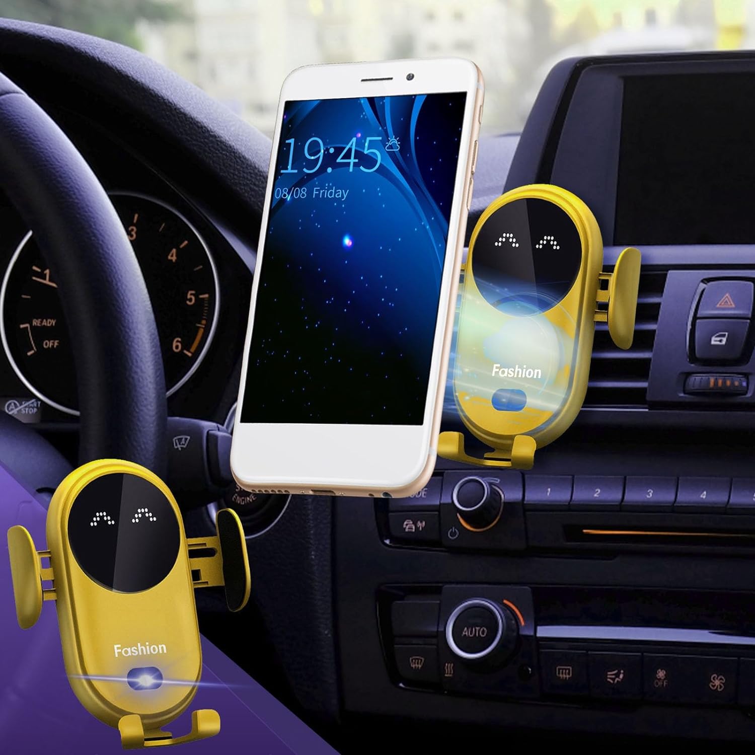 EasyChargeBot™ - 2-in-1 fast charger & phone holder