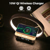 GlowCharge™ - LED Wireless Cell Phone Charger Desk Lamps With Alarm Clock