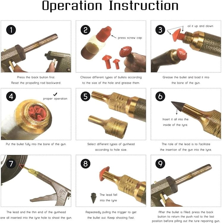 RapidSeal - Bandenpistool reparatieset