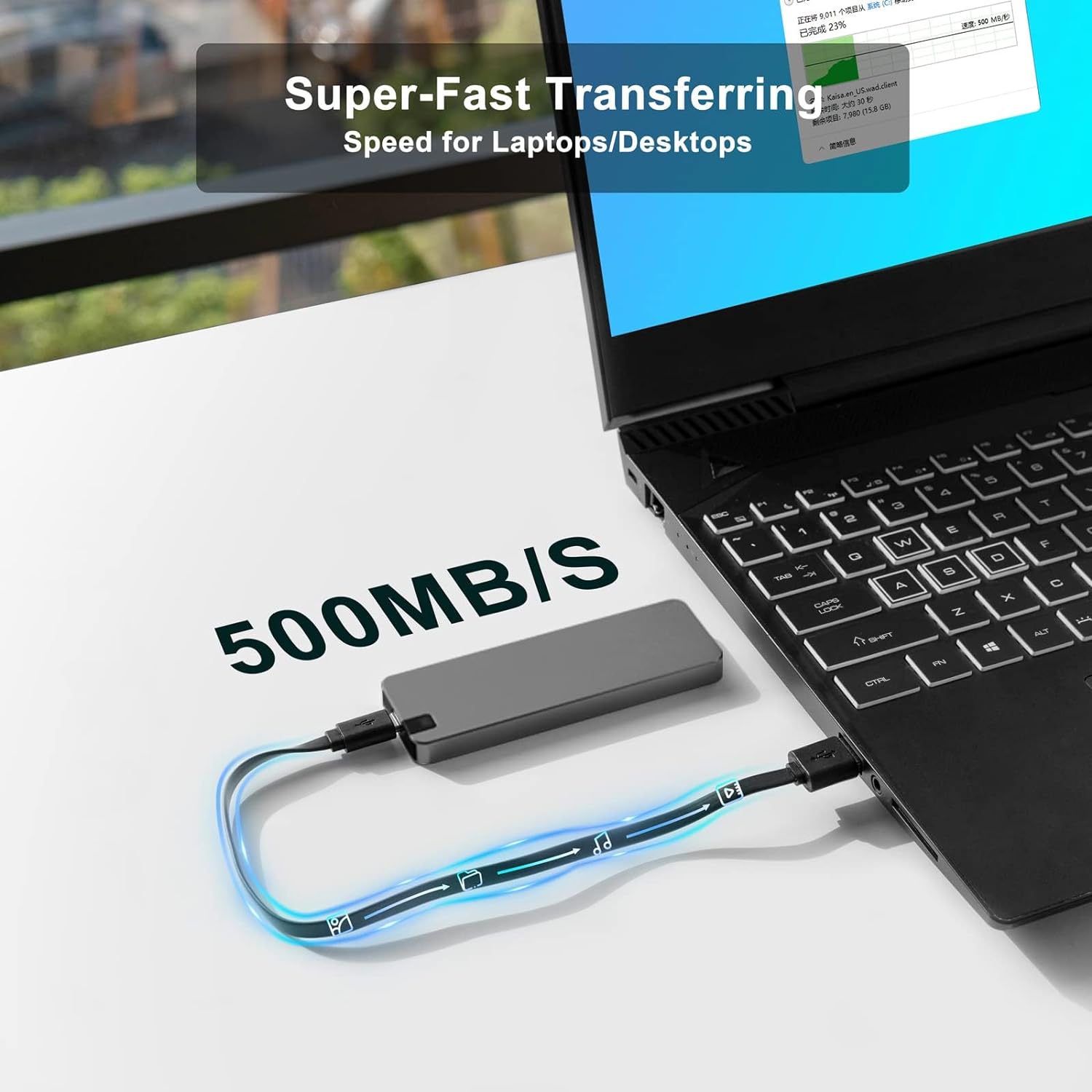 SwiftVault™ - Portable hard disk drive