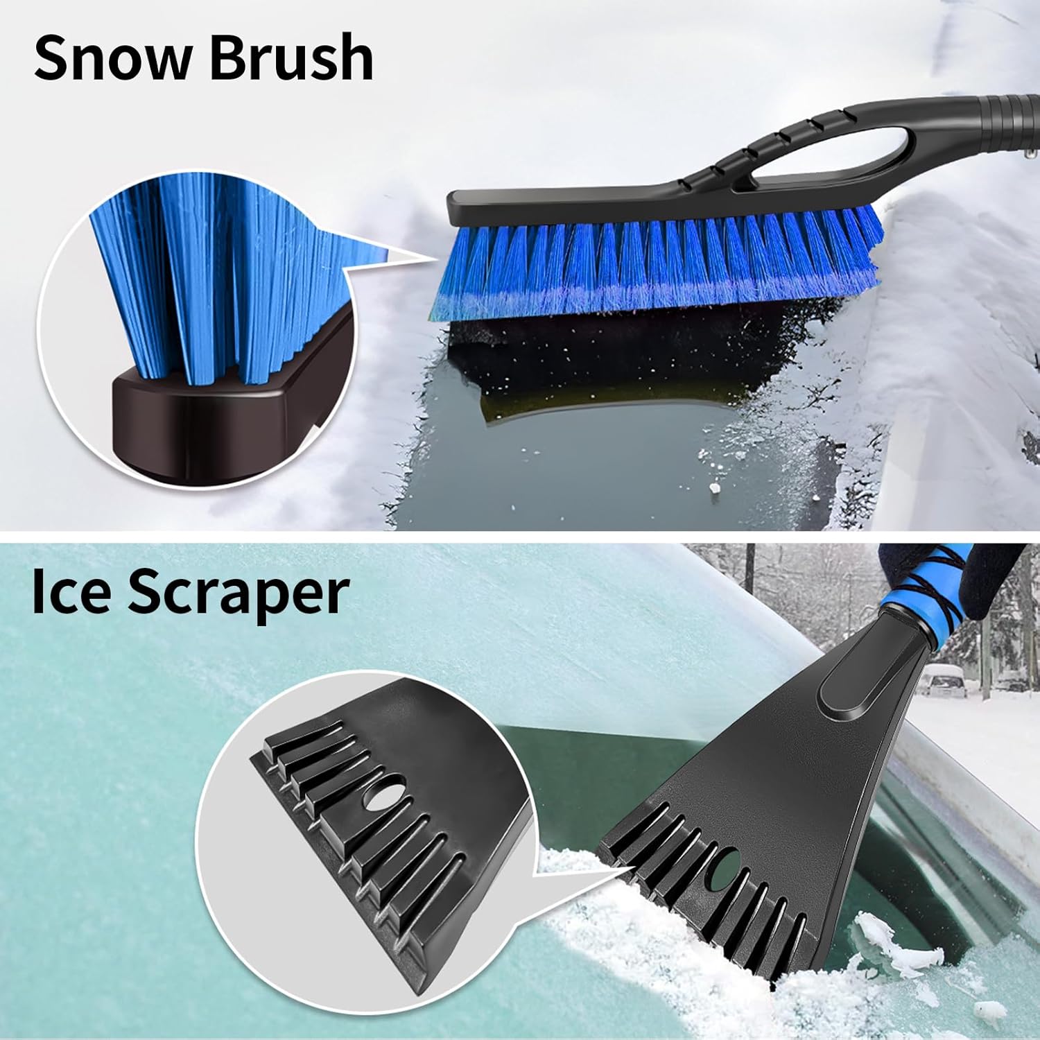 1+1 FREE | SnowMover | Car Snowplow & Brush Set