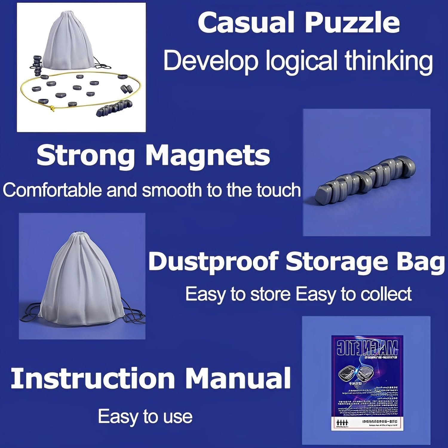 MagnetStrat™ - Magnetic Chess Game Set