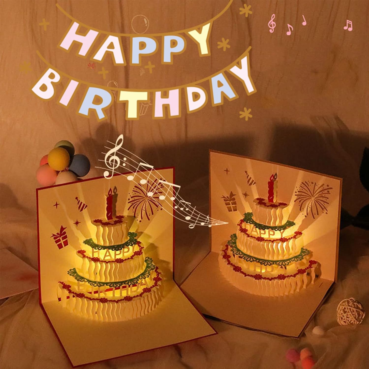 MelodiCard™ - Popup birthday card