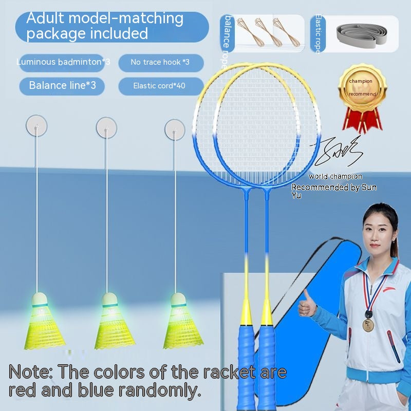Solo Badminton™ - Strength Training Fitness Sparring Rebound Badminton Trainer [last day discount]
