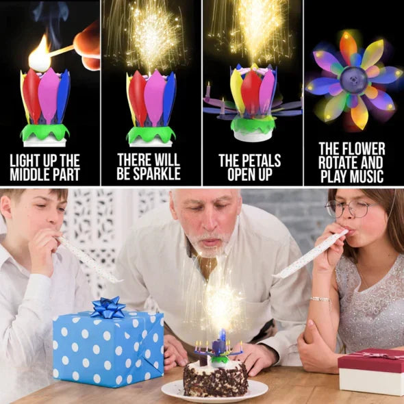 CandleSymphony™ - Musical Magic Birthday Candle