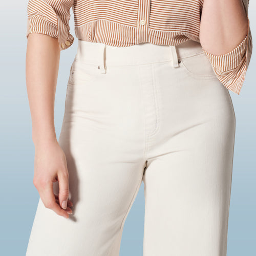 Quinn Super Stretch High-Waisted Wide Leg Jeans