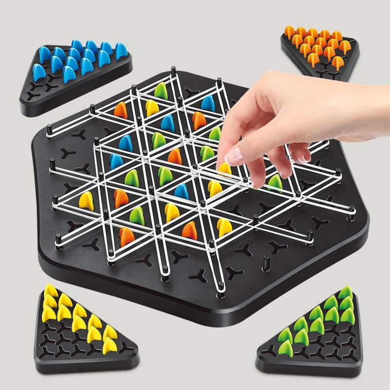 KnotLogic™ | Chain Triangle Chess Game