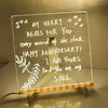 BrightBoard™ - LED-Notiztafel mit Farbstiften