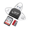 MasterSD™ - 4-in-1 SD TF Card Reader - Easy transfer of photos and videos!