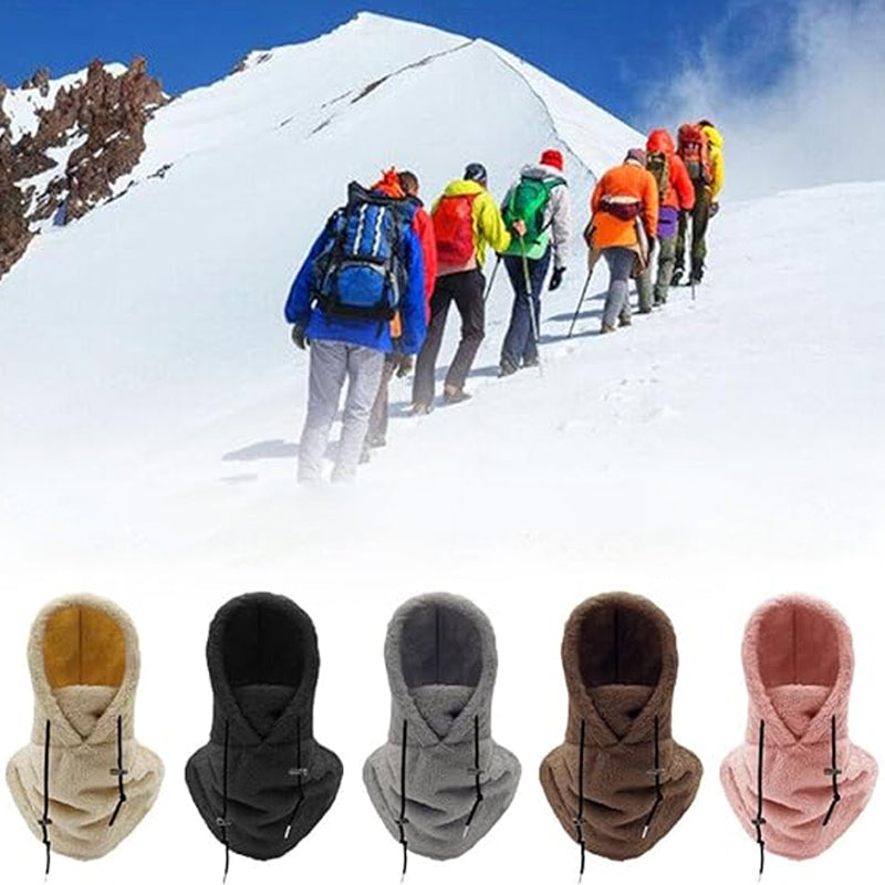 SkiMask™ - Ski mask with sherpa hood