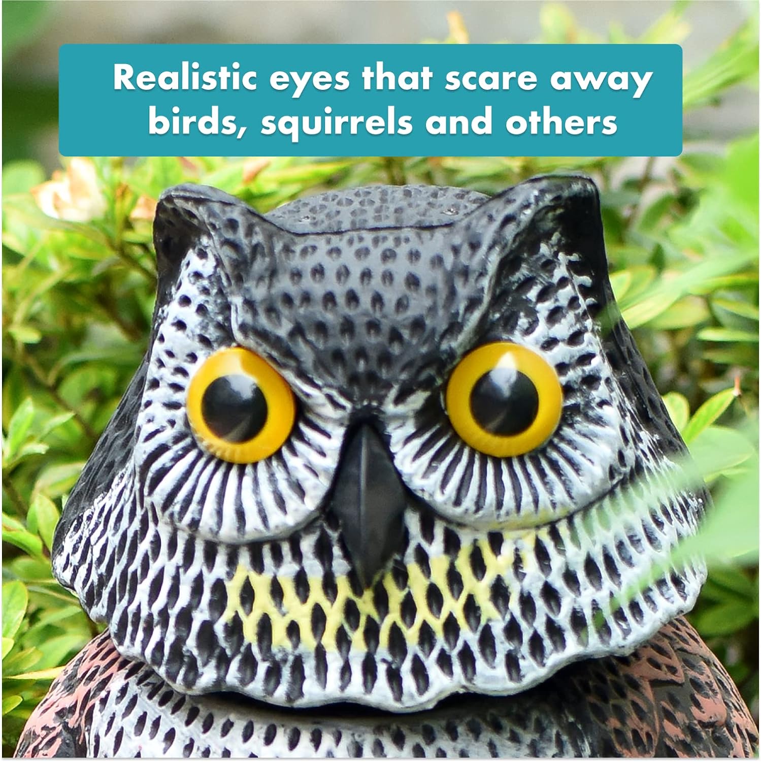 ScareOwl™ - Owl lure with rotating head - The owl with rotating head keeps watch!