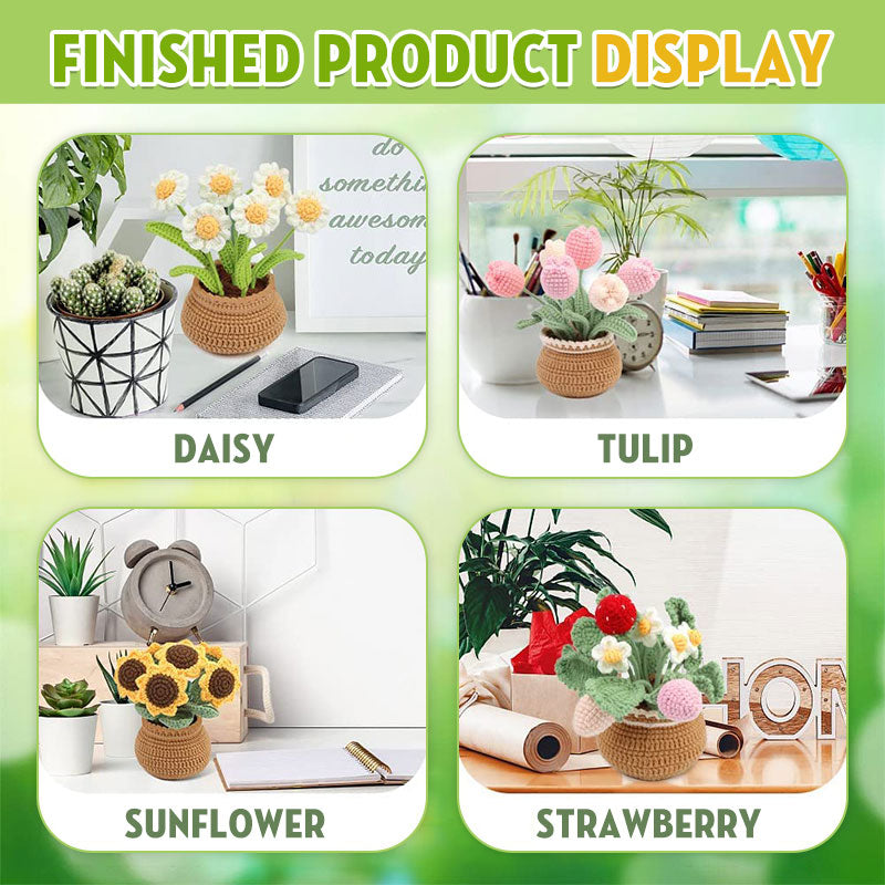 BloomCraft™ - Wool pot plants