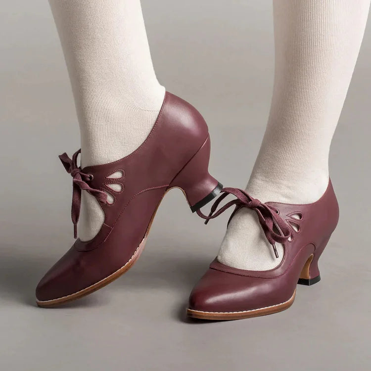 Orrie™ - Leather high heel orthopaedic shoes