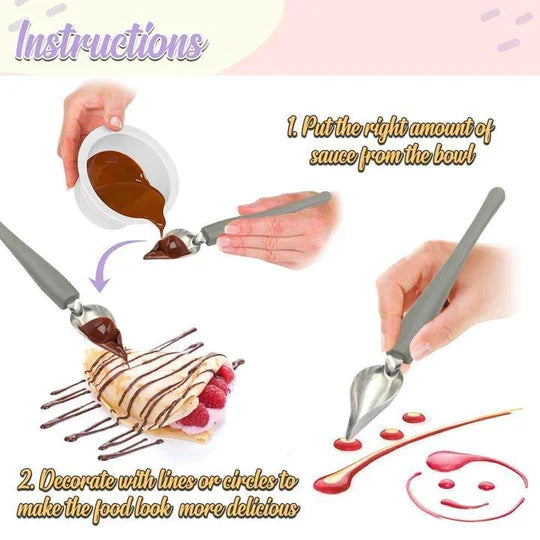 CulinaArt™ - Sauce decorating pen | 1+1 FREE!
