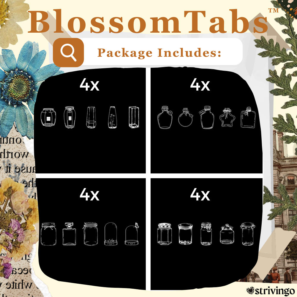 MemoryBlooms™ - DIY Transparent Bookmarks