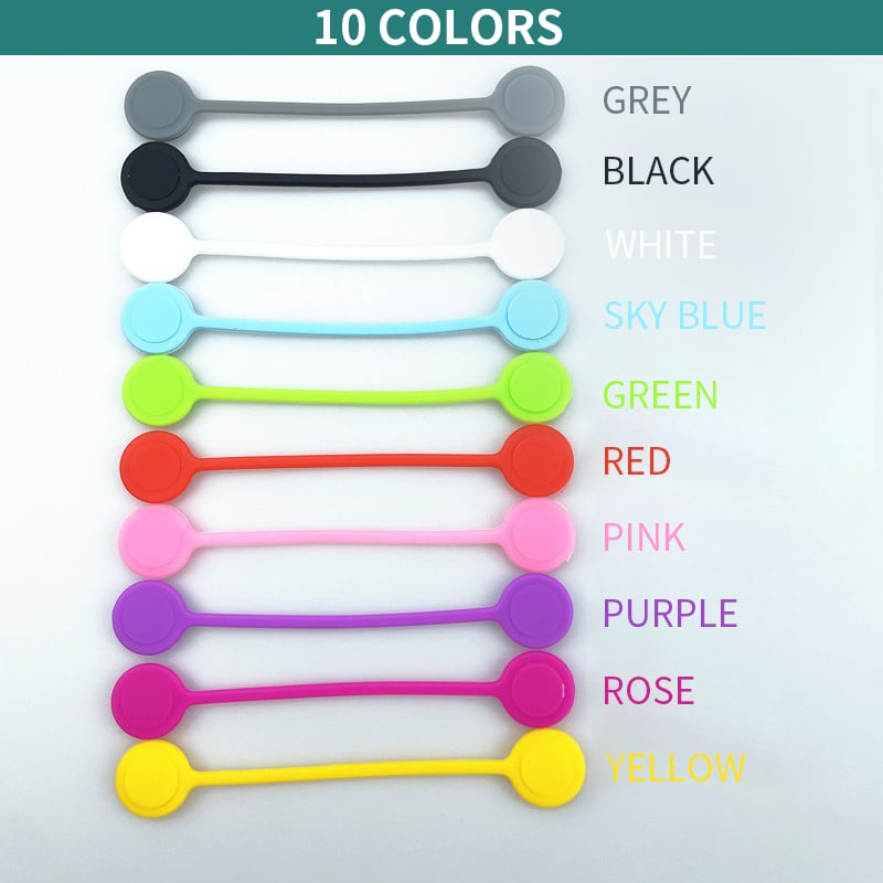 15+15 Free | Schnappy™ - Snapgrip Snap-On Magnetic Cable Ties | Set of 30 pcs.