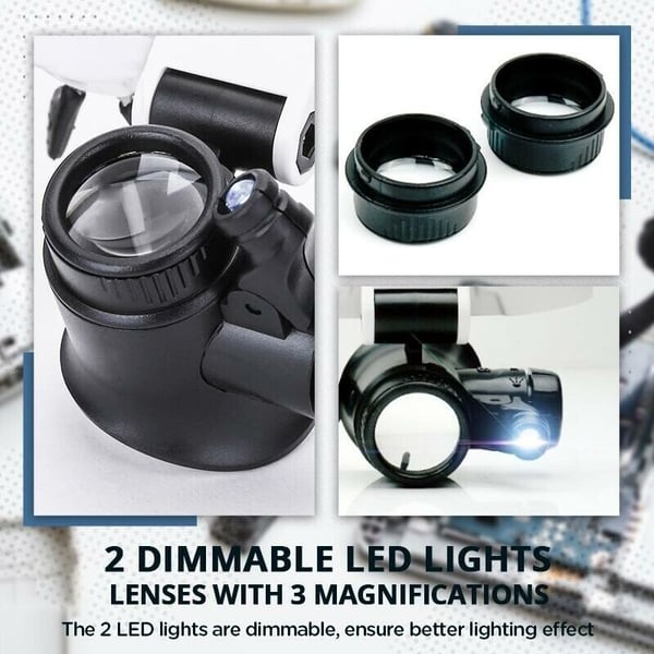 | LensLit™ LED Magnifier Glasses