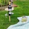 Picky - Foldable picnic table with wine holder