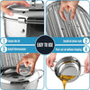 Sizzleaze Deep Frying Pot with Precision Thermometer
