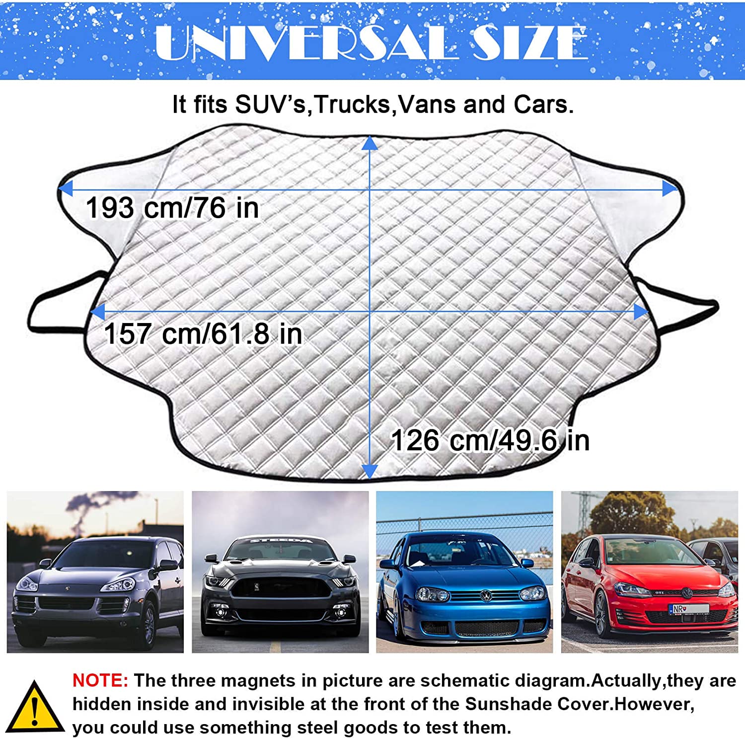 LuxSnowBlanket - Magnetic anti-snow blanket