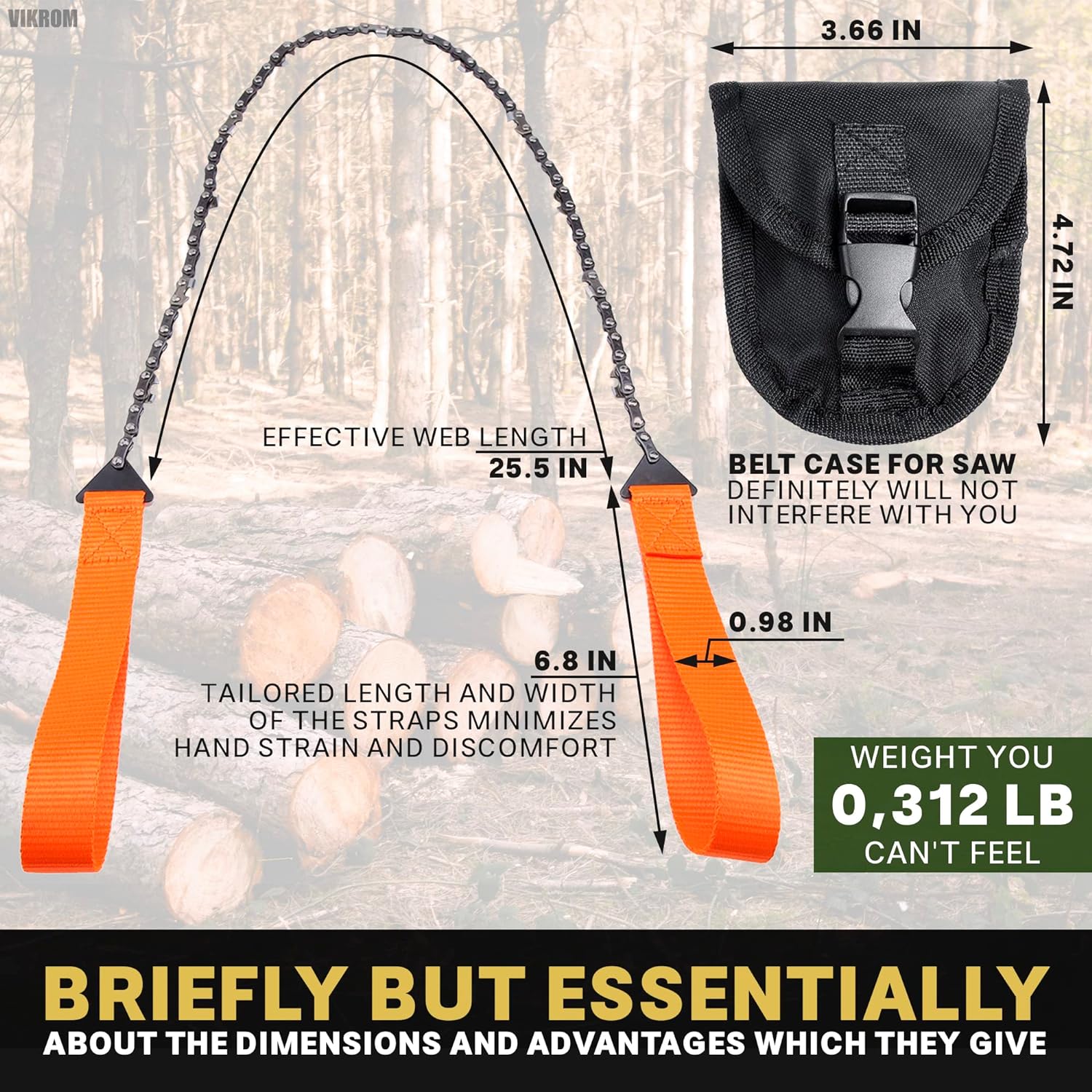 TimberEase™ - Pocket chainsaw