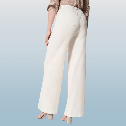 Quinn Super Stretch High-Waisted Wide Leg Jeans