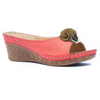 Silvia™ - Leather wedge sandals